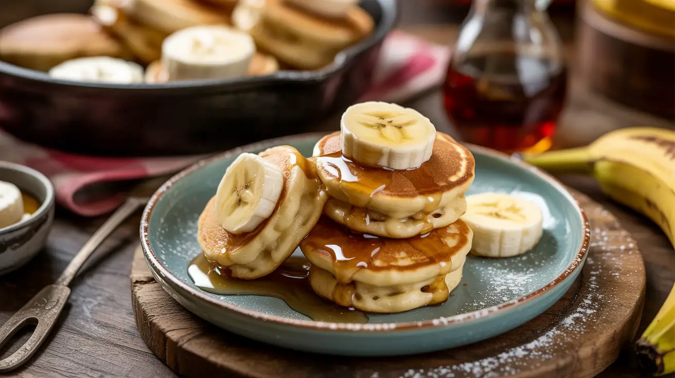 Mini Banana Pancake Bites